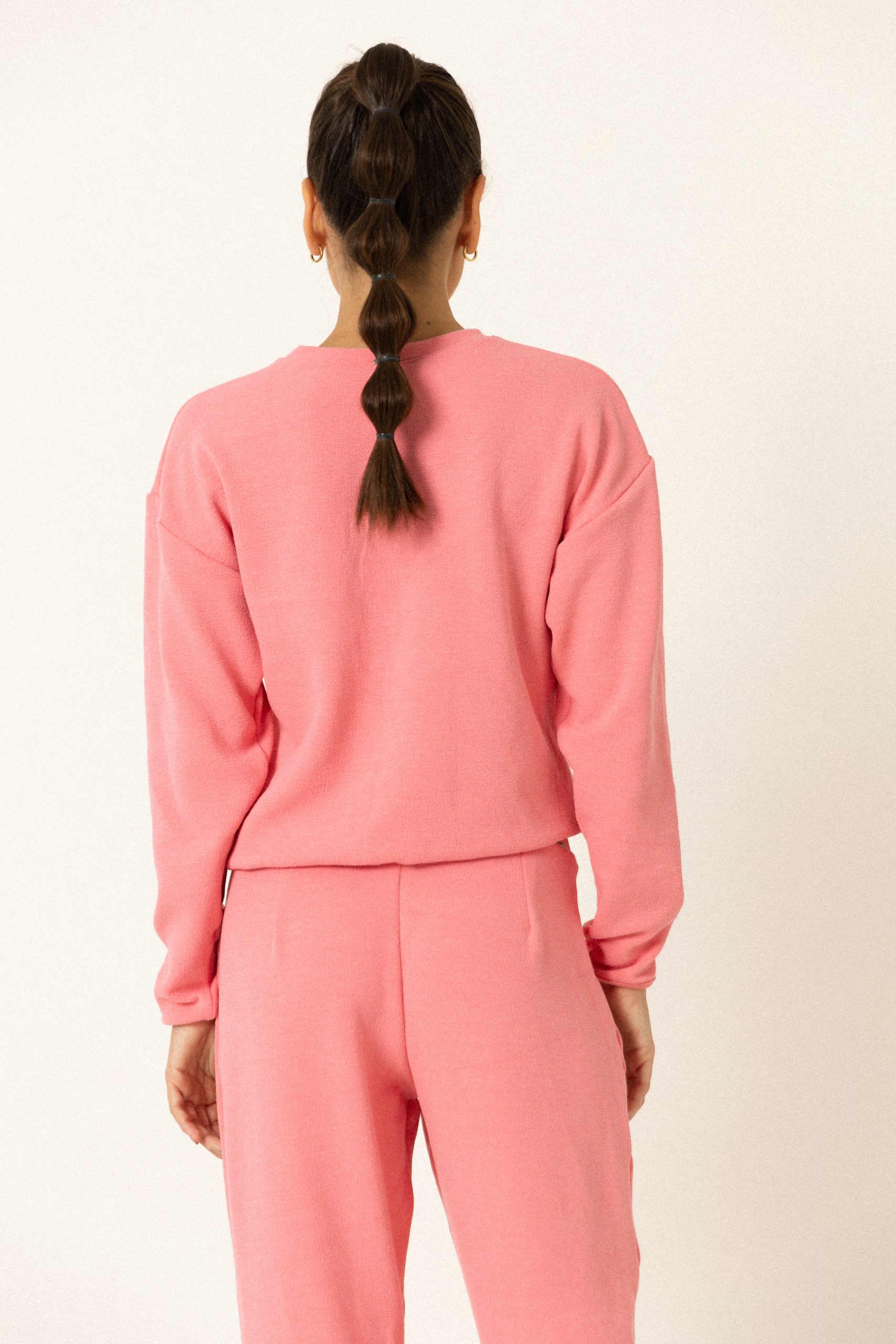 Comfy Curves Sweatpants-Pink